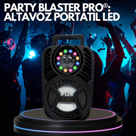 PartyBlaster Pro2®: Altavoz Portátil LED