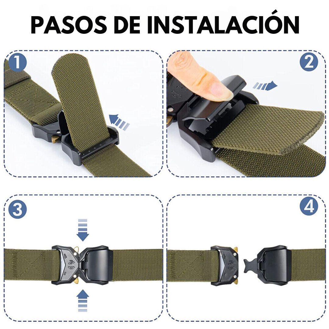 Nordic Army®: Cinturón Militar de Nailon 2X1